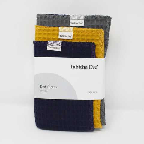 Tabitha Eve Zero Waste Eco Friendly Plastic Free Reusable Plant Based Biodegradable Cotton Dish Cloths