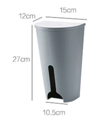 Storage bin for plastic bags