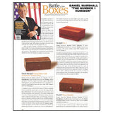 1962 "50 Year Old Oak Whiskey Stave" Humidor by Daniel Marshall, Limited Editions.