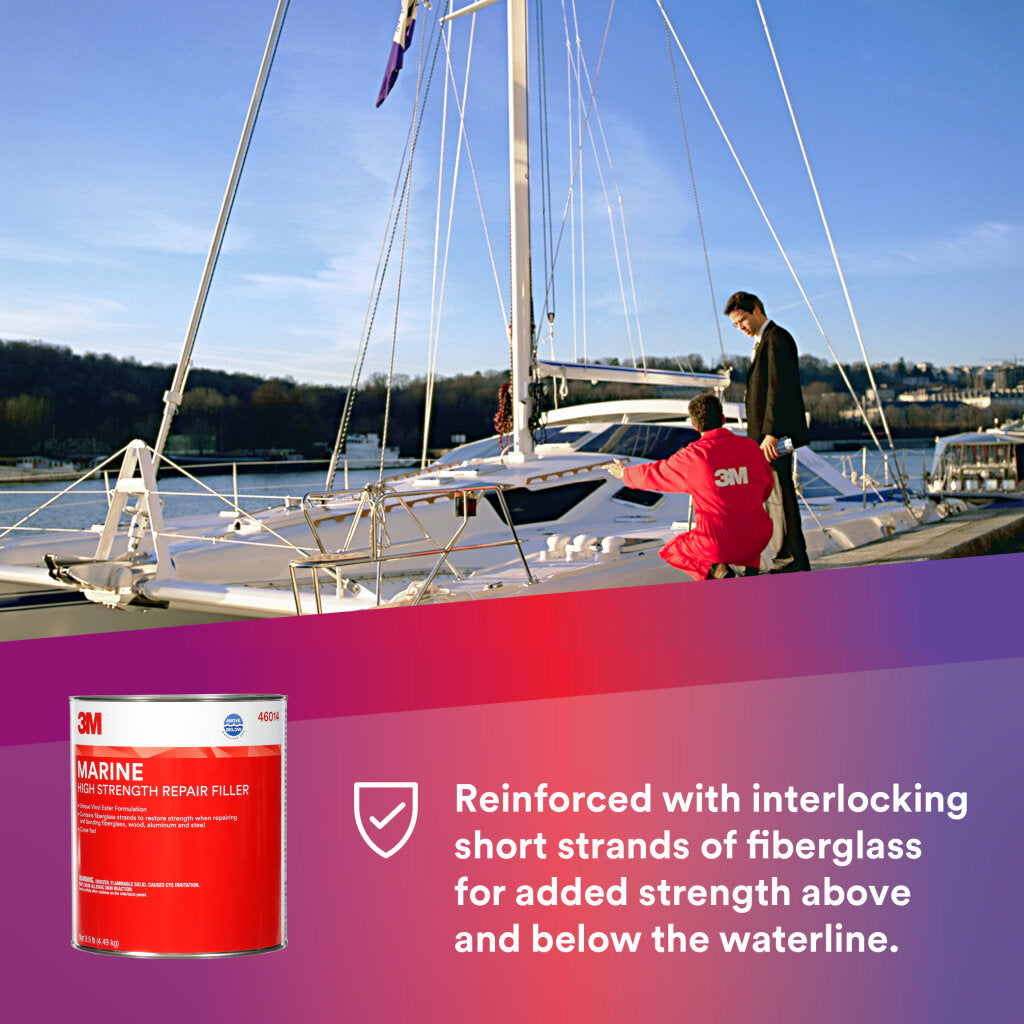 1-Gallon 3M Marine High Strength Repair Filler, Model 46014