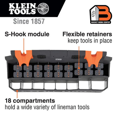 Klein Tools Bucket Work Center Hard Tool Caddy 