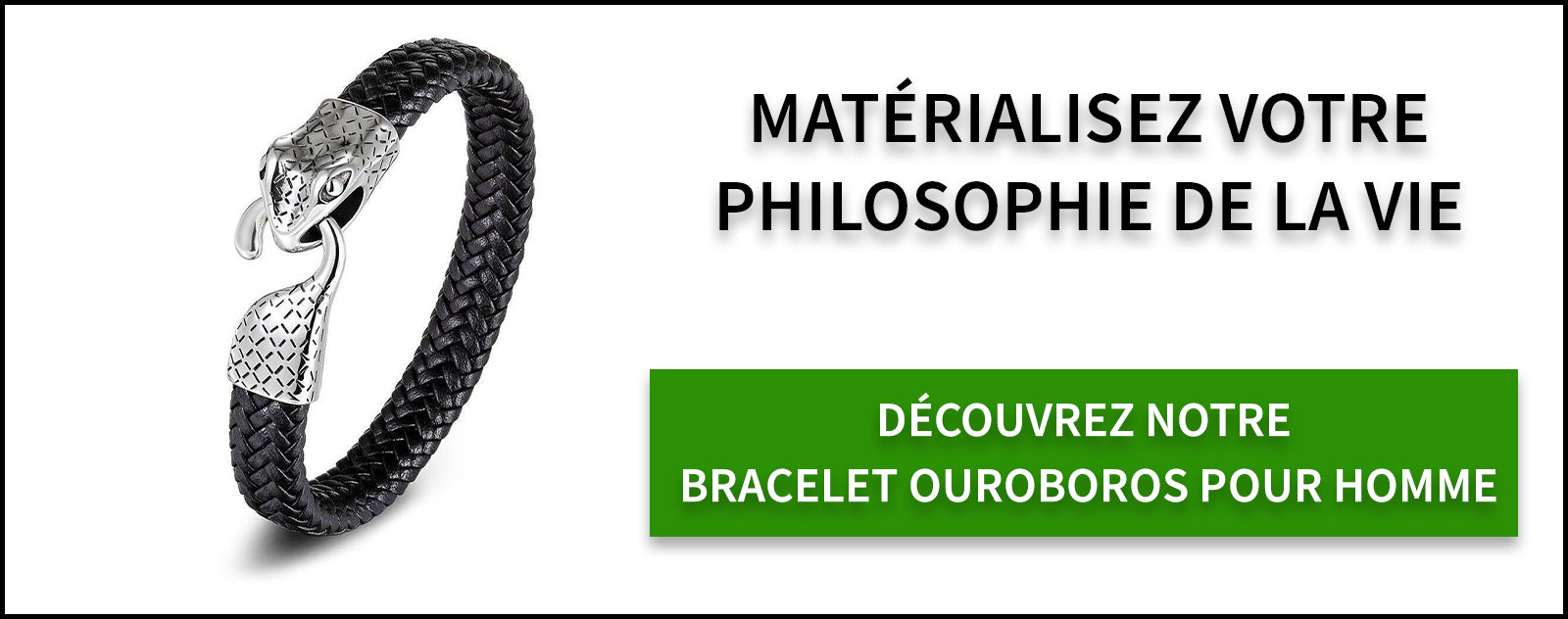 Bracelet Ouroboros Homme