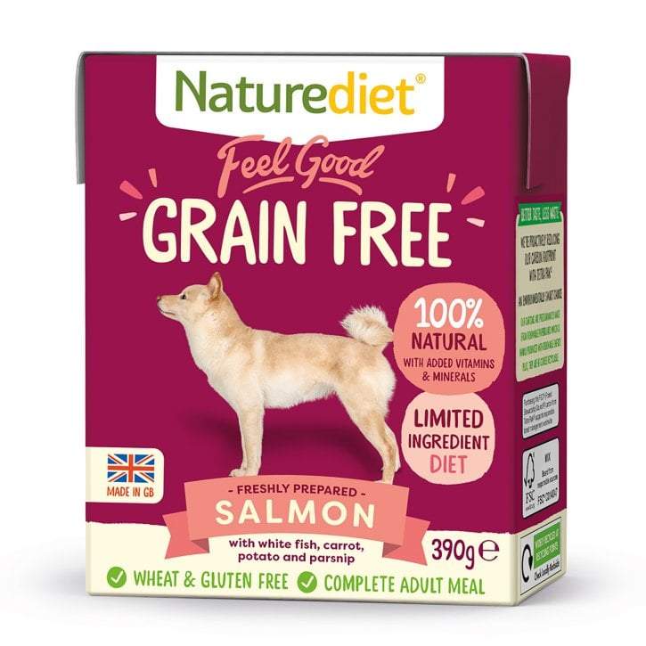 NatureDiet GrainFree Salmon 390g - Bradlands Pet Supplies