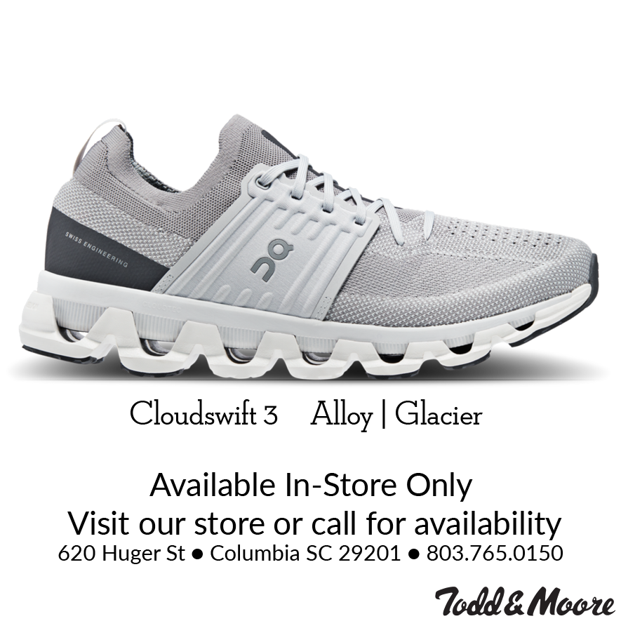 On Men's Cloudswift 3 Alloy|Glacier