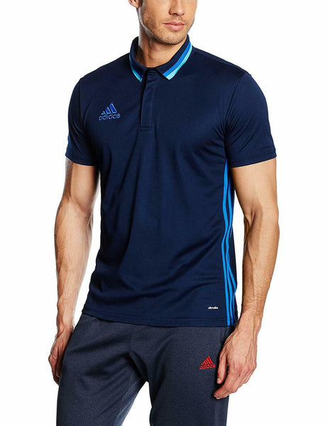 adidas blue polo shirt