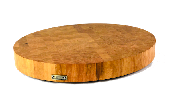 Oval Cherry Butcher Block End Grain | Cutting Boards - LIMBA Woodcraft