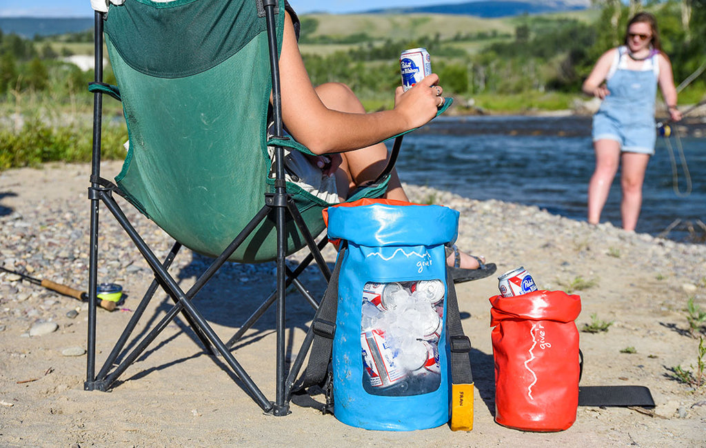 Friends on the river with the Scout Dry Bag