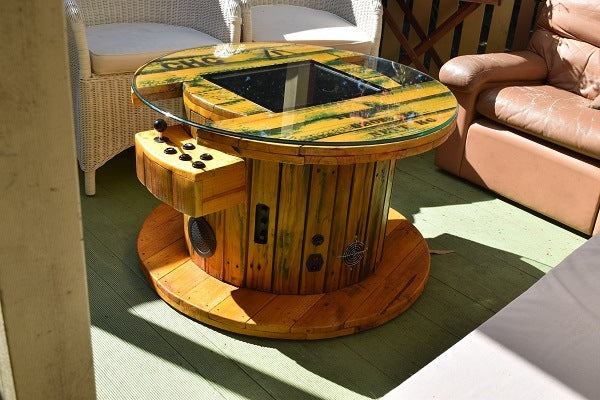 Crafted Arcades table