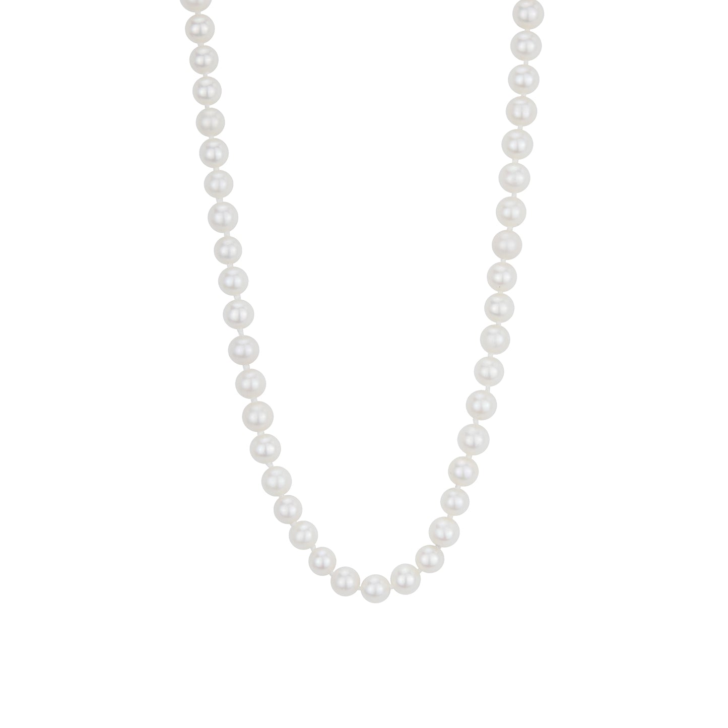 Double Strand Cultured Pearl Necklace with 14K Gold Clasp