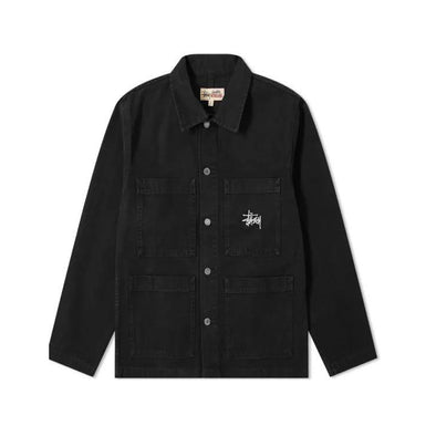 Stüssy Canvas Insulated Work 8 Ball Jacket Black – De Makers Gallery