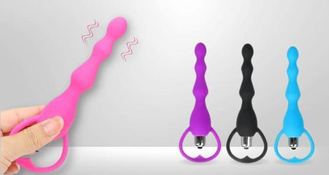 Anal Beads Vibrator, 4 Colors