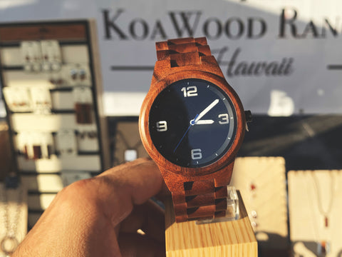 Koa Wood Watch