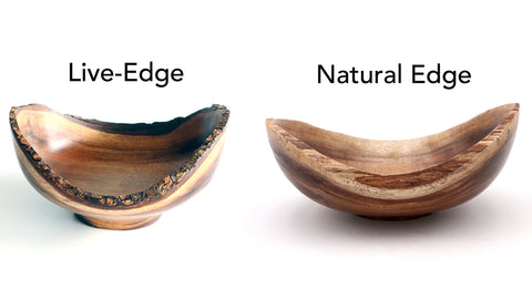 Live and Natural Edge Koa Bowl