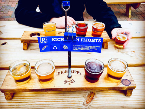 Craft breweries in Ottawa, Kichesippi beer flight, Brews and views, Ottawa beer and local trails, Ottawa brewery guide and hiking trails, Ontario hikes and beer