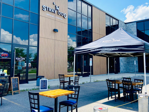 Stray Dog Brewery, Ottawa Craft brewery in Orleans near Broadhead brewing and princess Louise falls, Ottawa itineraries, what to do in Ottawa this spring, springtime in Ottawa Ontario 