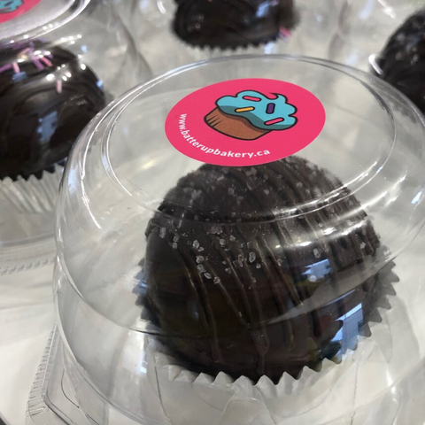 Batter Up Bakery, Single Hot Chocolate Bomb Encased in Cupcake Box, Buying Hot Chocolate Bombs in Ottawa
