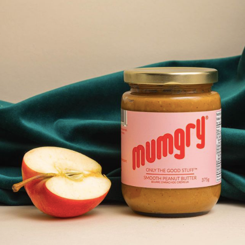 Mumgry snacks, Natural nut butters for moms, Canadian made plant based spreads, Black owned food business