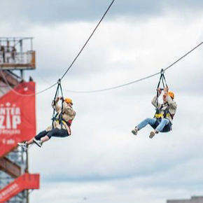 Interzip Rogers zip lining across the Ottawa River, must visit places in Ottawa, what to do in Ottawa, thrilling Ottawa adventures to do in fall and summer, what to do this month in Ottawa, Ottawa outdoor activities, interprovincial zip line 