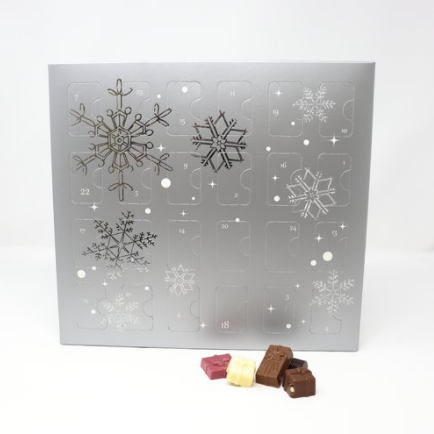 Anna Stubbe Chocolates advent calendar, holiday chocolates in Ottawa, best Christmas chocolates to gift this holiday season, chocolate advent calendars made in Canada, Canadian made chocolate advent calendar, locally made chocolate advent calendar, best advent calendars in Canada, Ottawa advent calendar gift guide