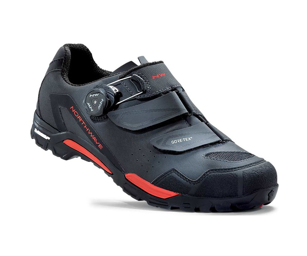 forsikring alliance deform NorthWave Outcross Plus GTX - MTB Shoes - Anth / Red | High on Bikes