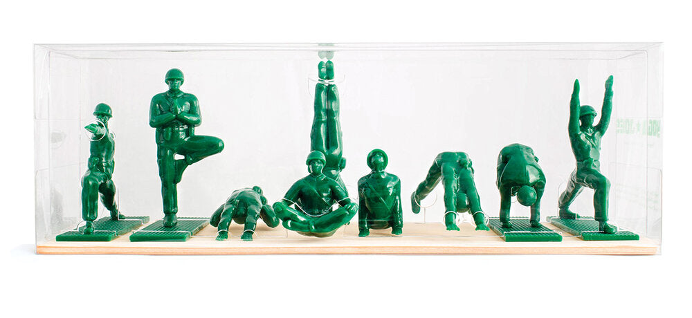 "Yoga Joes" series 1 in green by Humango