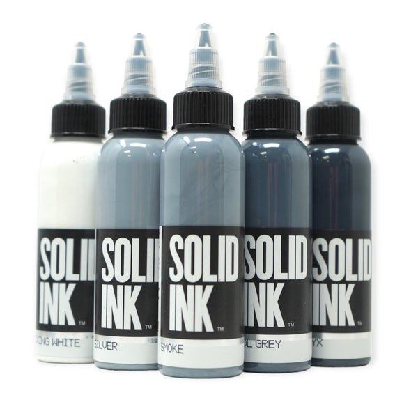 Solid Ink Silver  Deadly Tattoo Supply