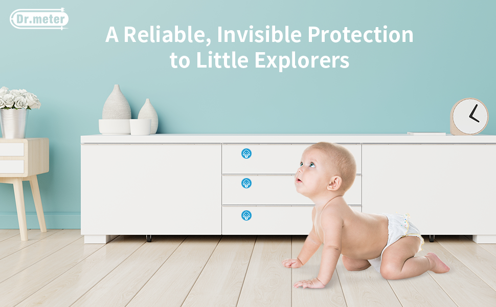  Eco Baby Magnetic Cabinet Locks for Babies - Magnetic