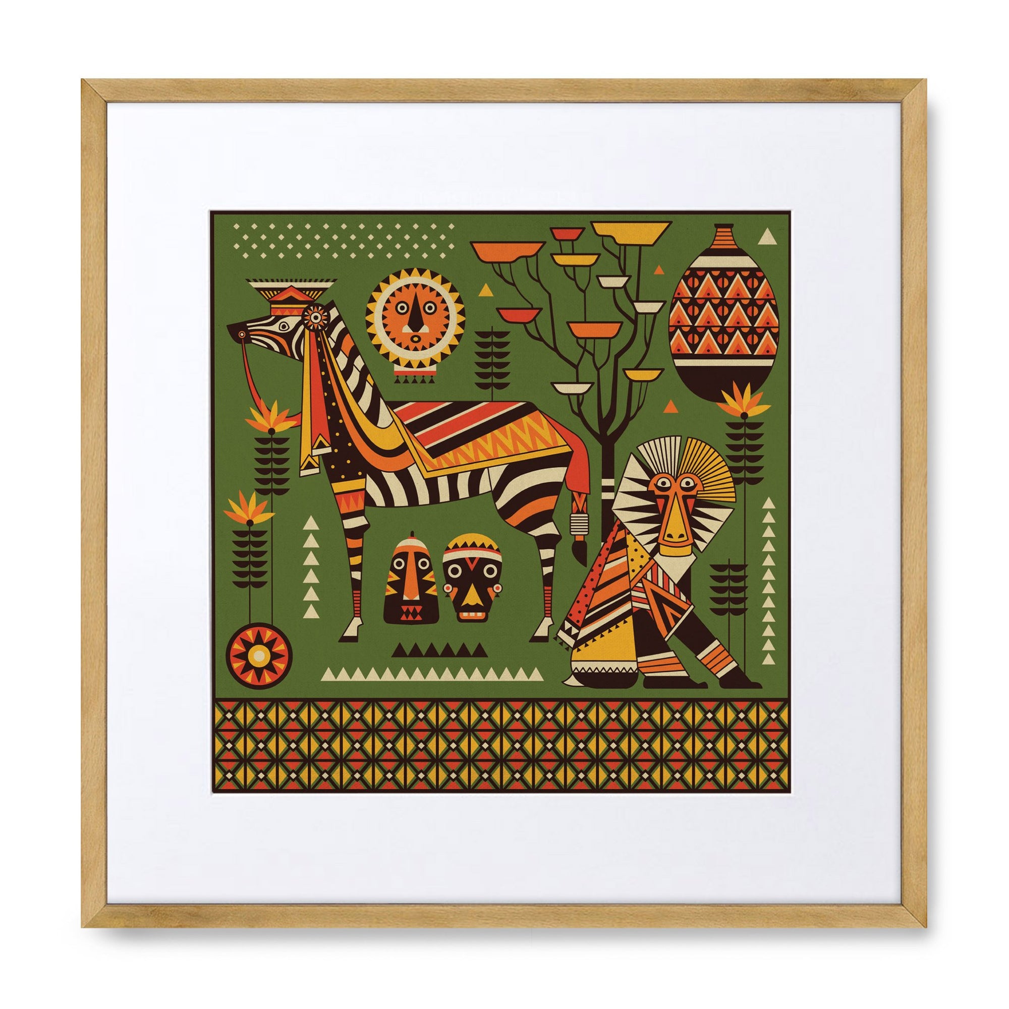 african tribal art animals