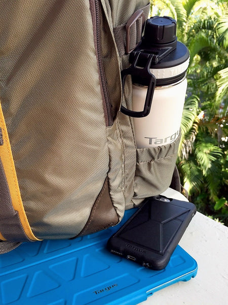 iPad case, iPhone, and Targus Backpack 