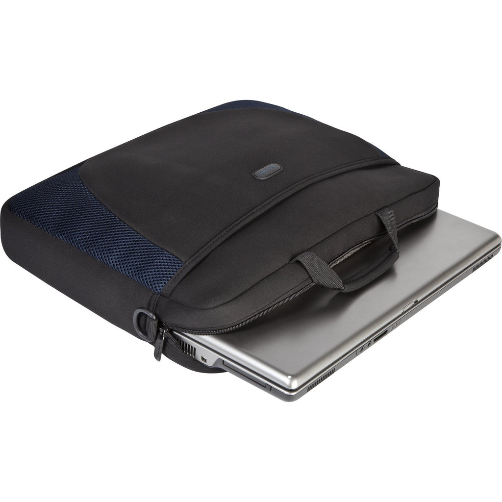 Redenaar gemakkelijk Middel 17-inch Laptop Slipcase / Sleeve (Black/Blue) | Buy Direct from Targus