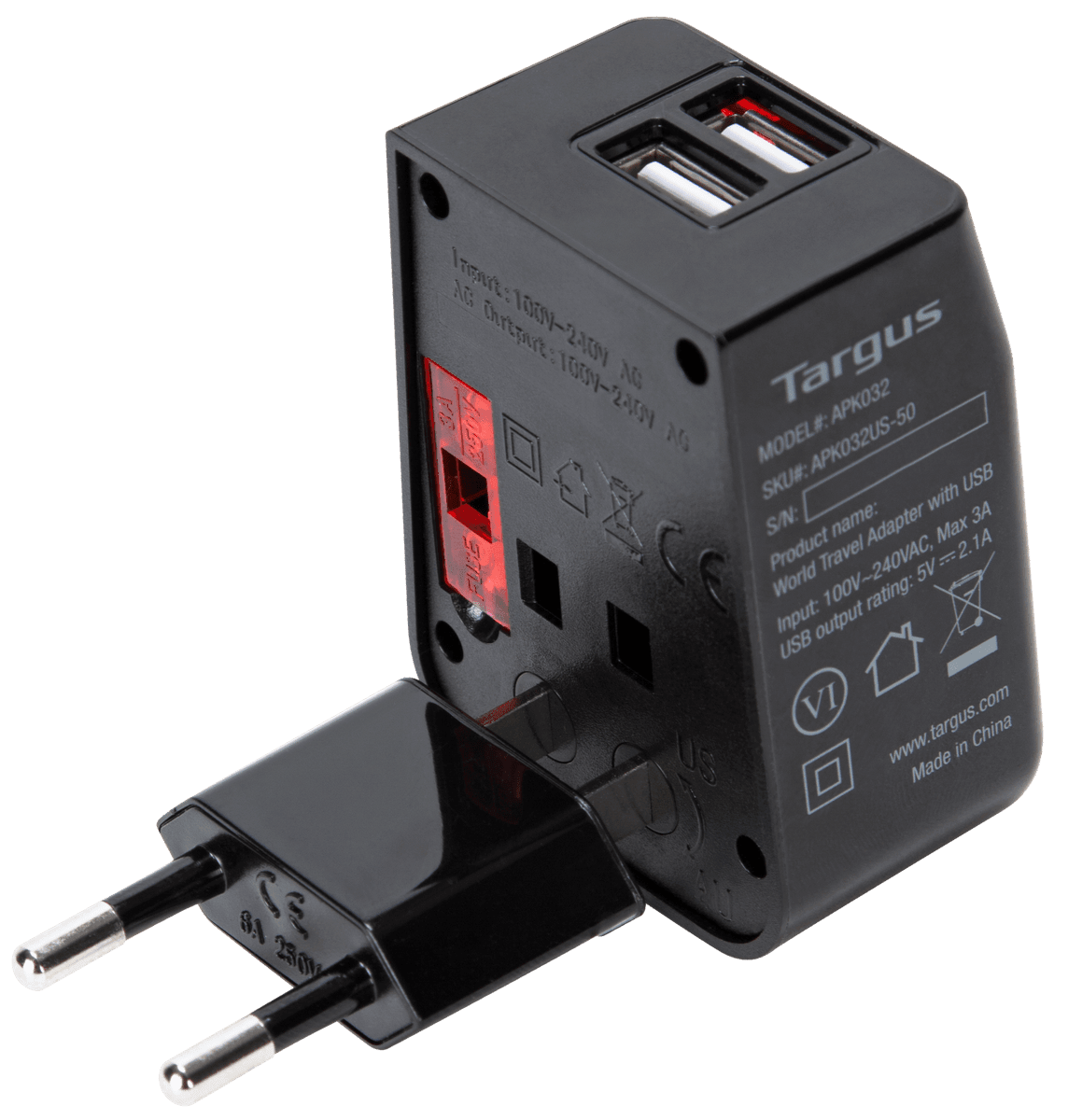 World Power Travel Adapter - APK01US1: Power: Accessories: Targus