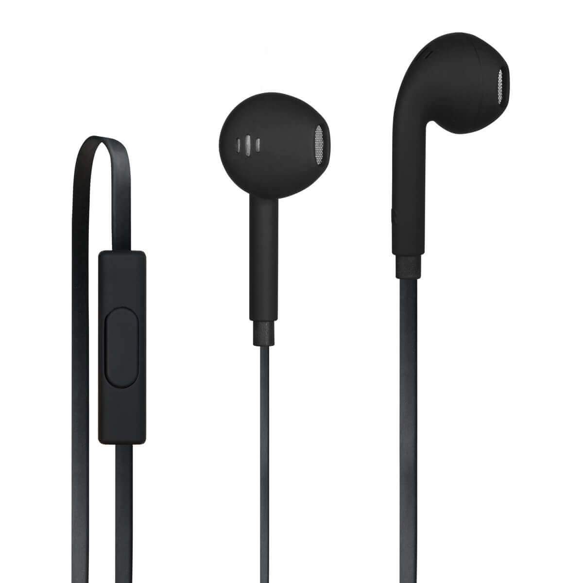 matte black earbuds