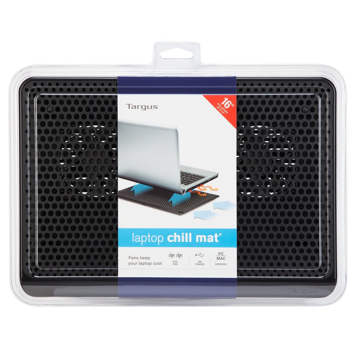 Support ventilé + USB pour ordinateur portable TARGUS Chill Mat