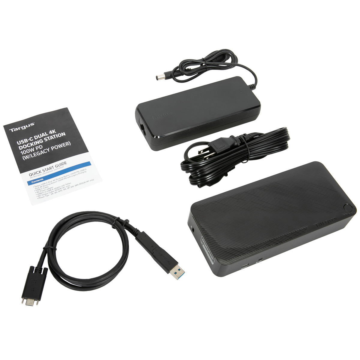 Station d'accueil universelle USB-C DV4K DP de Targus avec 65W