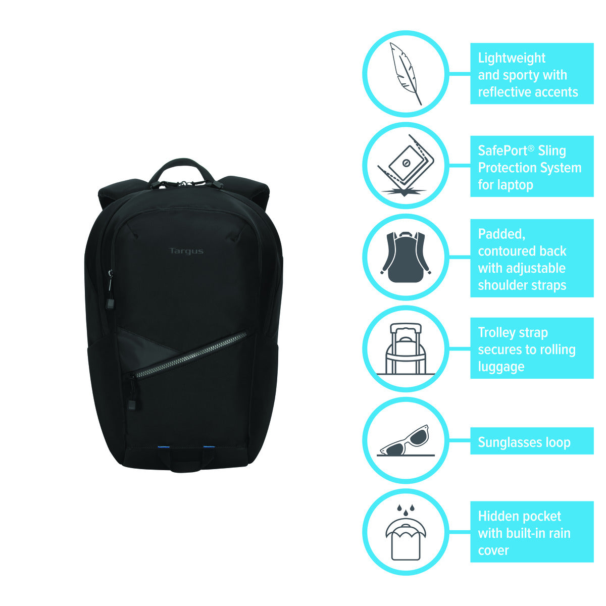 Intellect Advanced 15.6-inch (Black) | Laptop Backpack Targus