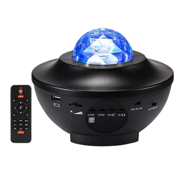 Galaxy Starlight Projector – Solar Flame Flickering Lamp Torch