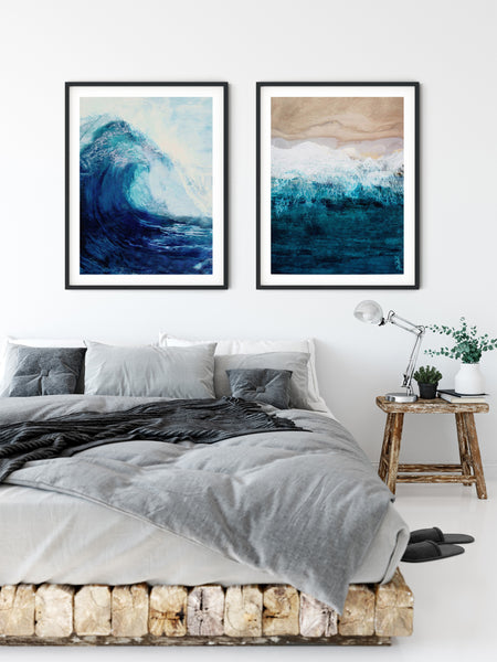 Featured Coastal wall art by by Nadja