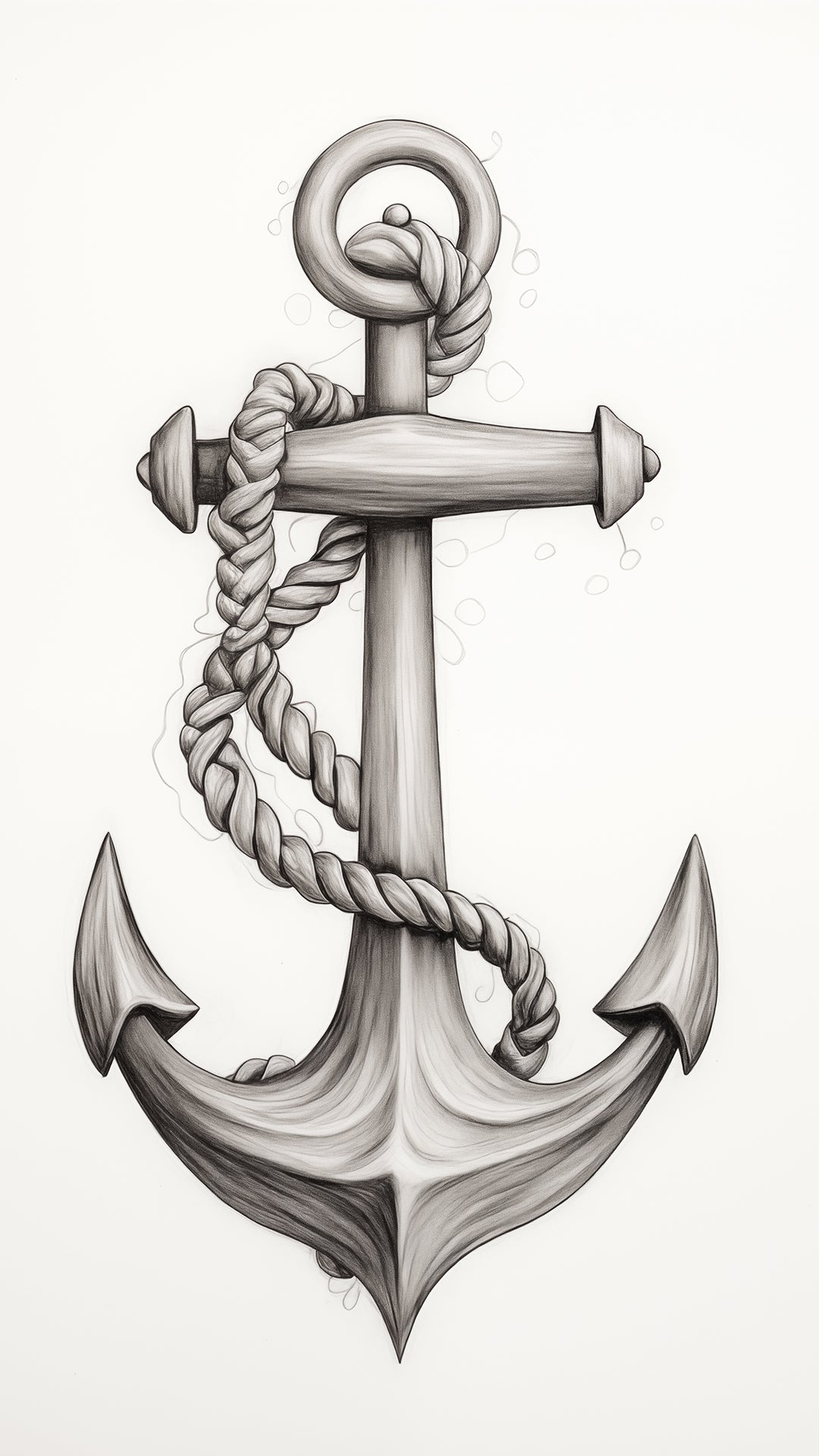 Background For Iphone 14 Bound to the Sea Pencil Sketch Drawing Digital Artwork