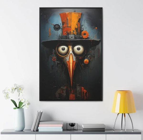 Steampunk Canvas Art for Industrial Decor Modern Steampunk Artwork on Canvas Vintage Style Canvas Art Retro-inspired Abstract Artwork