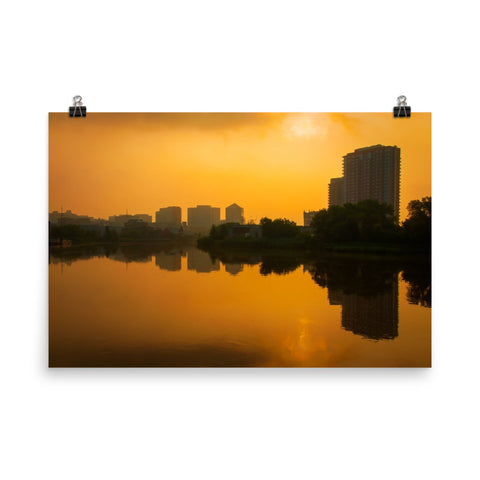 Wilmington at Sunrise Landscape Photo Loose Wall Art Prints