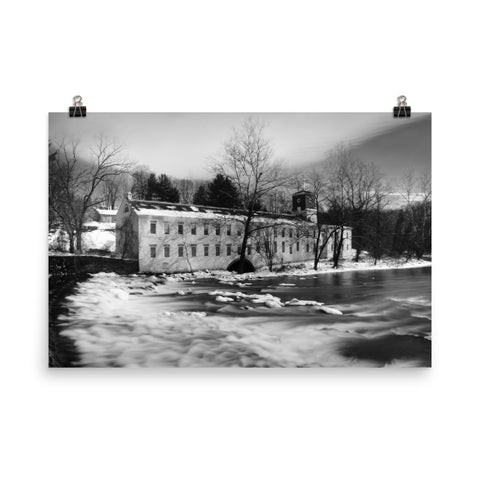 Winter at Powder Mill Landscape Photo Loose Wall Art Prints