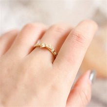 Load image into Gallery viewer, Dainty Small Bowknot Zircon Crystal Ring