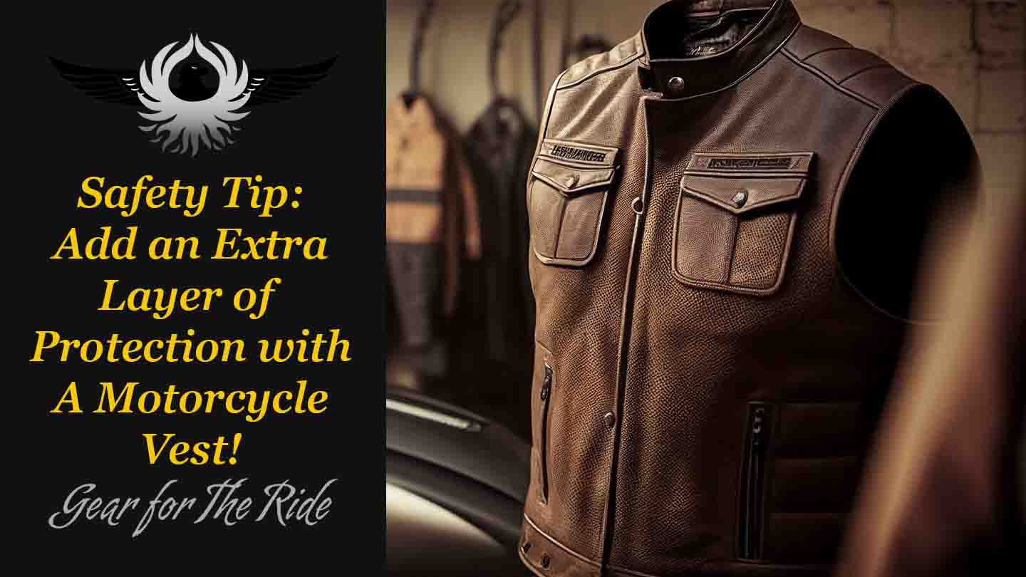 Safety Tip | Add an extra layer of protection with a motorcycle vest | Eagle Leather