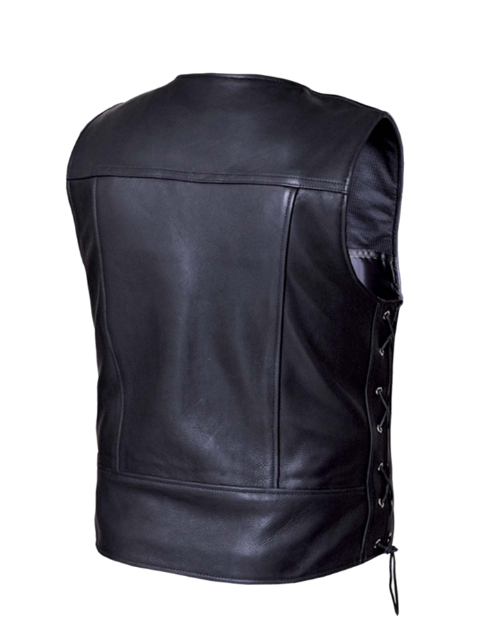 Men's Wrangler Leather Vest – Eagle Leather