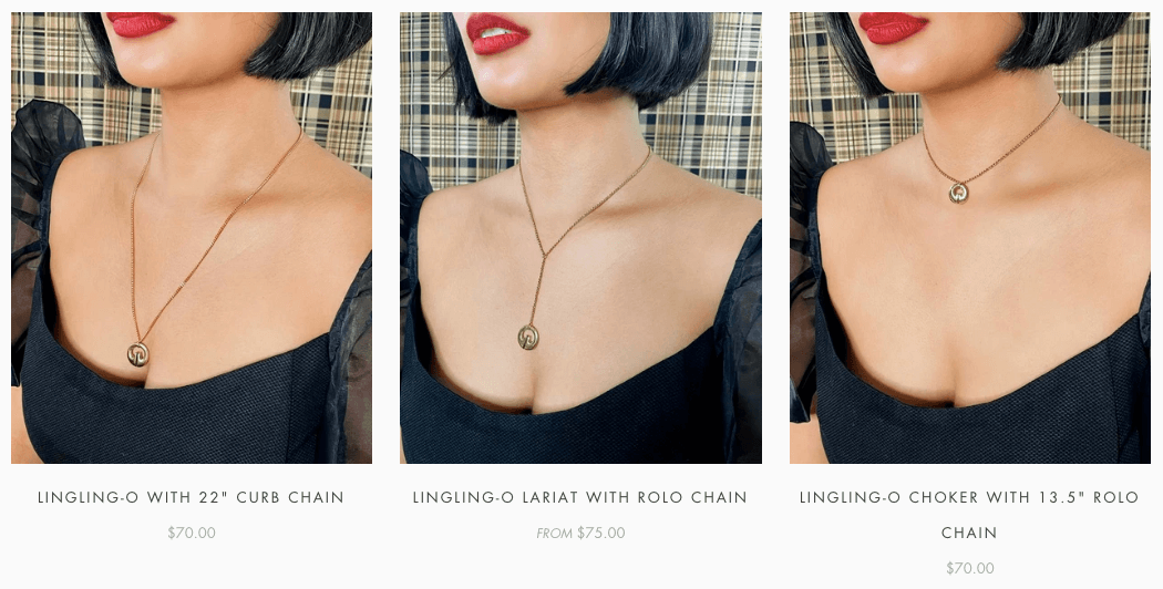 VINTA Holiday Gift Guide Lingling-o Necklaces