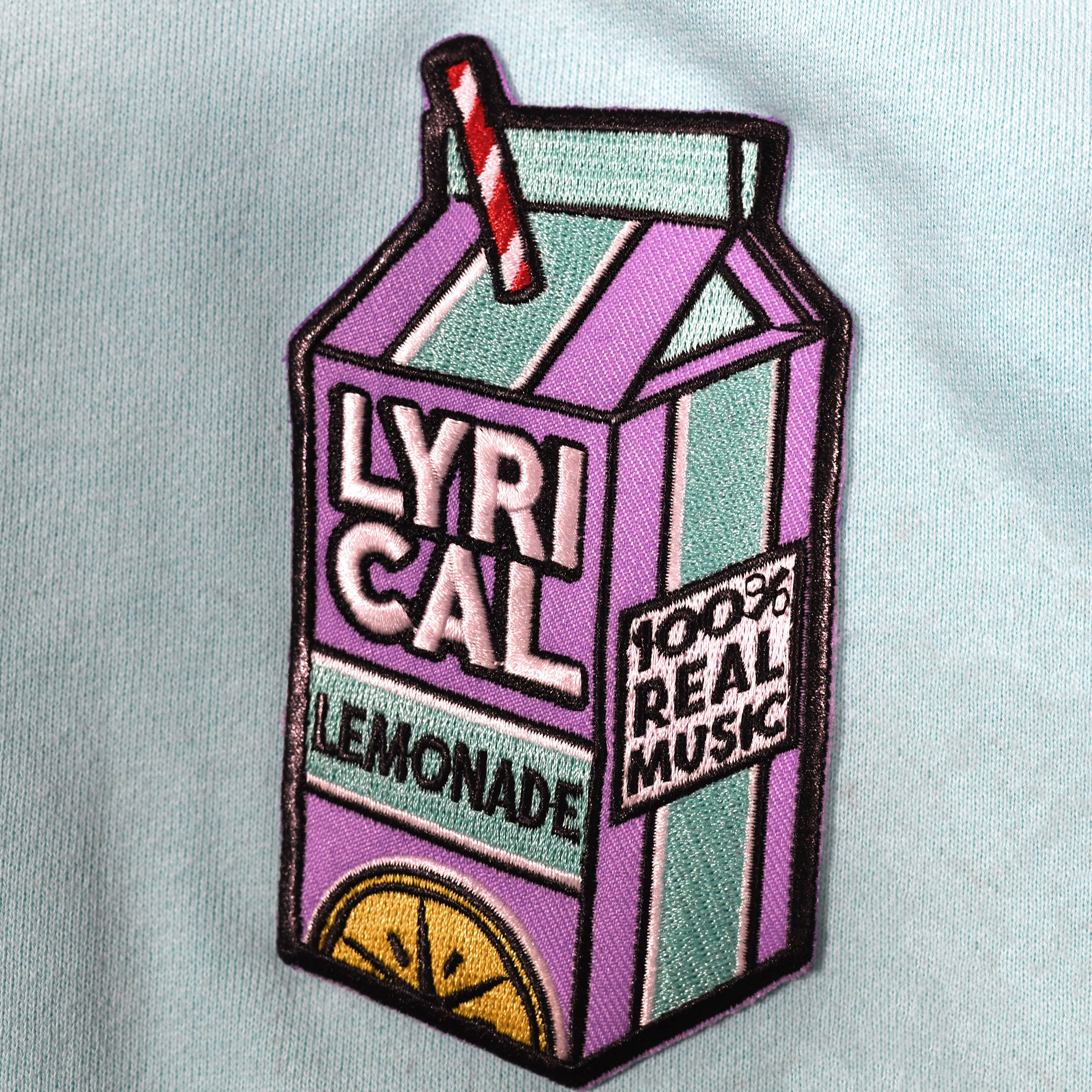 lyrical lemonade iron on patch