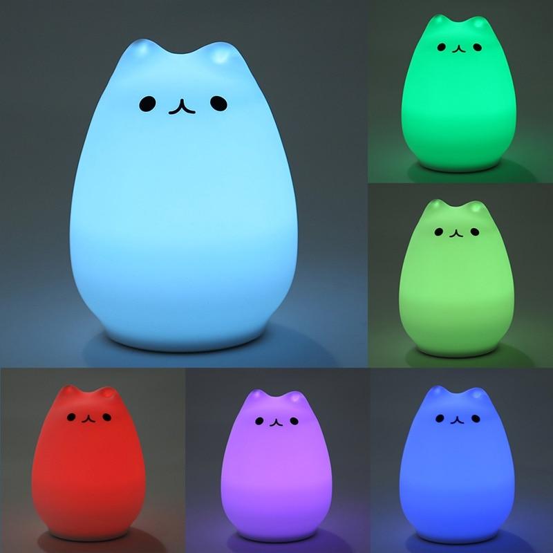 Veilleuse Chat Silicone Lulu Veilleuse