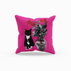 Custom Cat Portrait Throw Pillow-MrsCopyCat
