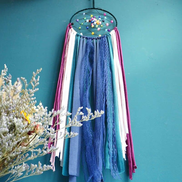 Attrape Rêves Géant Attrape Rêves Drapeau France tribus indienne d'amérique, objiwe lakota Nordique étoile lune macramé Attrape rêves Boho chambre décoration chic bohème chambre décoration macramé tenture murale enfants chambre pépinière cadeaux attrape rêves amérindien