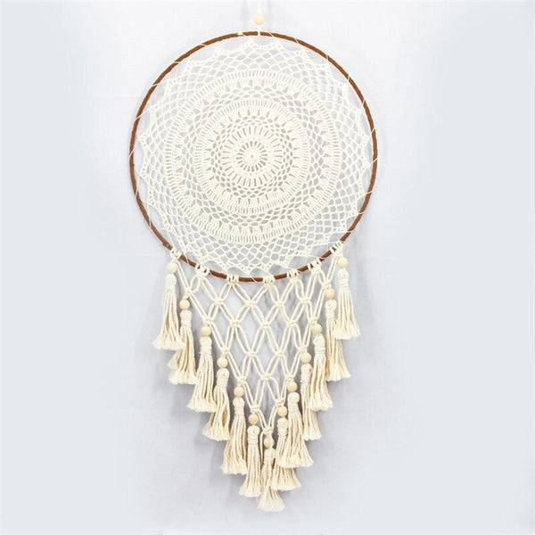 Attrape Rêves Géant Attrape Rêves Macramé - Grand Cercle tribus indienne d'amérique, objiwe lakota Nordique étoile lune macramé Attrape rêves Boho chambre décoration chic bohème chambre décoration macramé tenture murale enfants chambre pépinière cadeaux attrape rêves amérindien